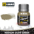 DIO Drybrush Paint - Medium Olive Green 40ml | Ammo by Mig Jimenez | MIG0609