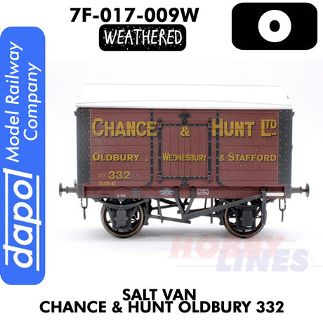 Salt Van Chance & Hunt 332 - Weathered - Wagon | Dapol | 7F-018-009W
