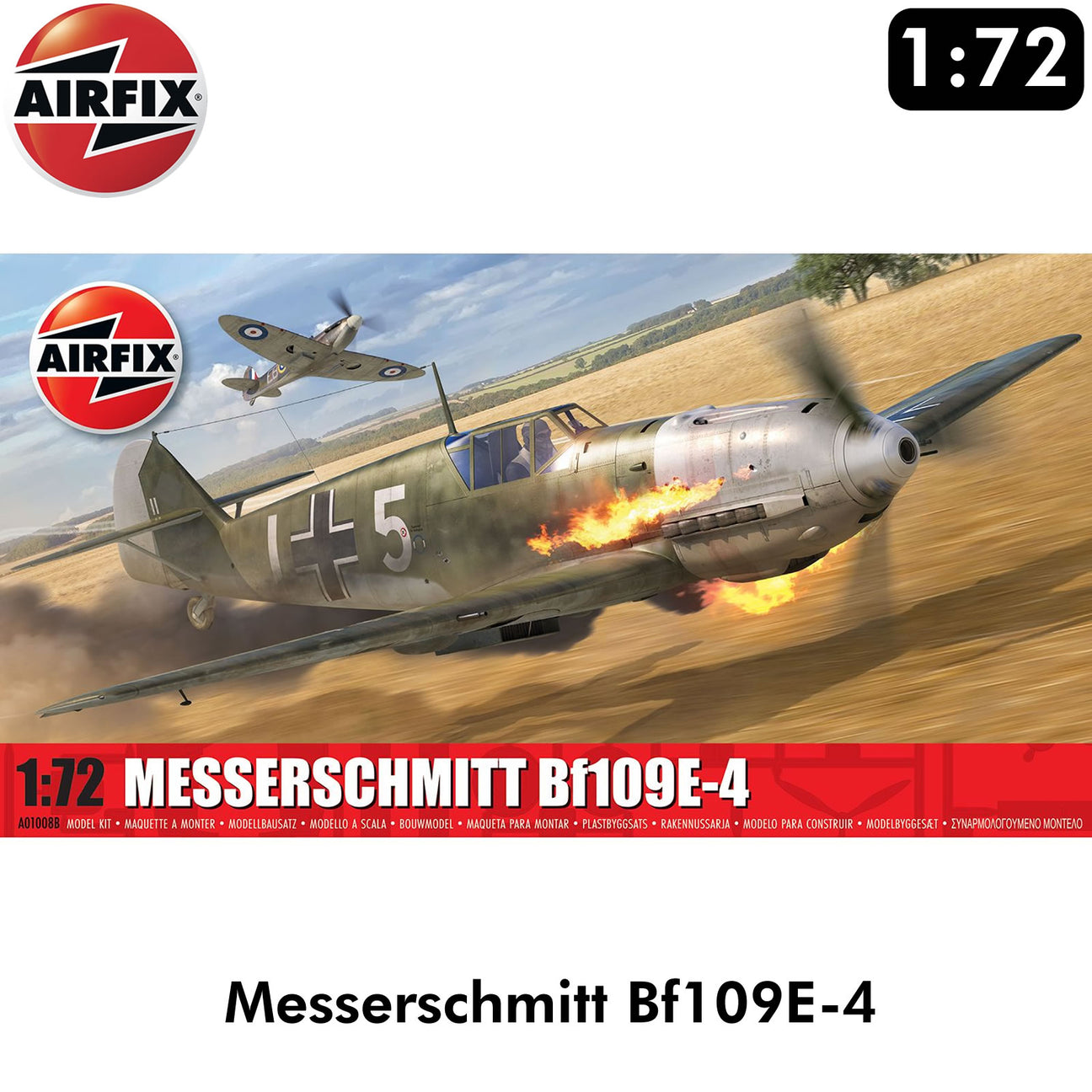 Messerschmitt Bf109E-4 - Model Kit | Airfix | A01008B