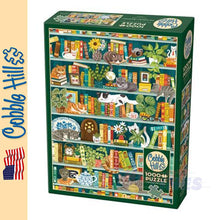 Load image into Gallery viewer, The Purrfect Bookshelf Cobble Hill puzzle 1000pc CH40023
