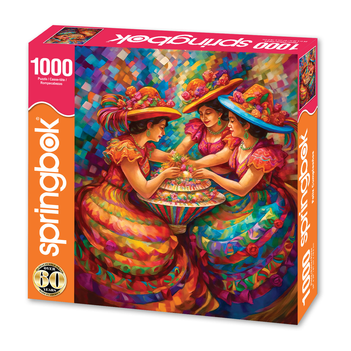 FELIZ CUMPLEANOS 1000pc SPRINGBOK Jigsaw Puzzle 11207