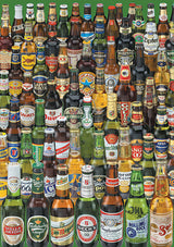 BEERS 1000pc Bottles Breweriana EDUCA Super Deluxe Jigsaw Puzzle 12736