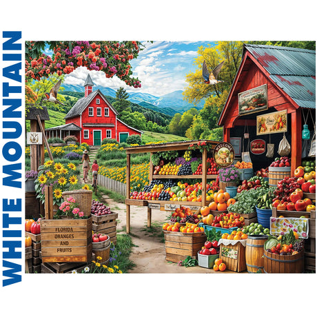Farm Stand - 1000pc Puzzle | White Mountain | 2164pz