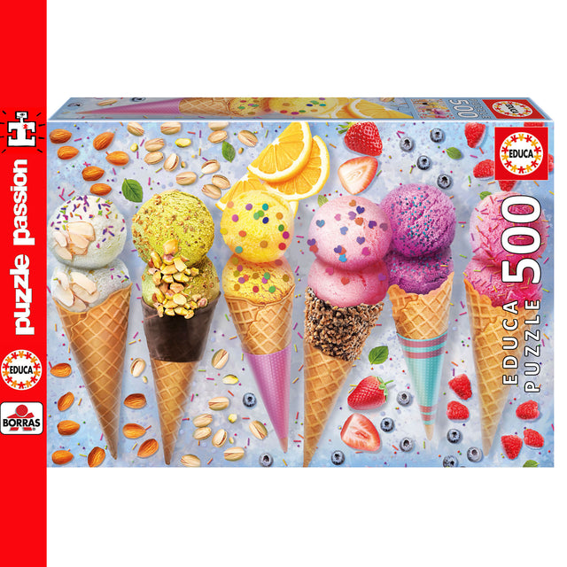 Ice Creams 500pc Jigsaw Puzzle | Educa | 20289