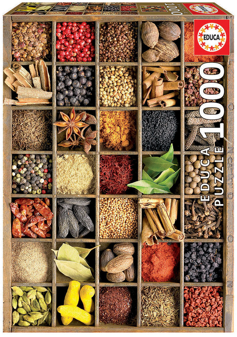 SPICES 1000pc food & drink EDUCA Super Deluxe Jigsaw Puzzle 15524