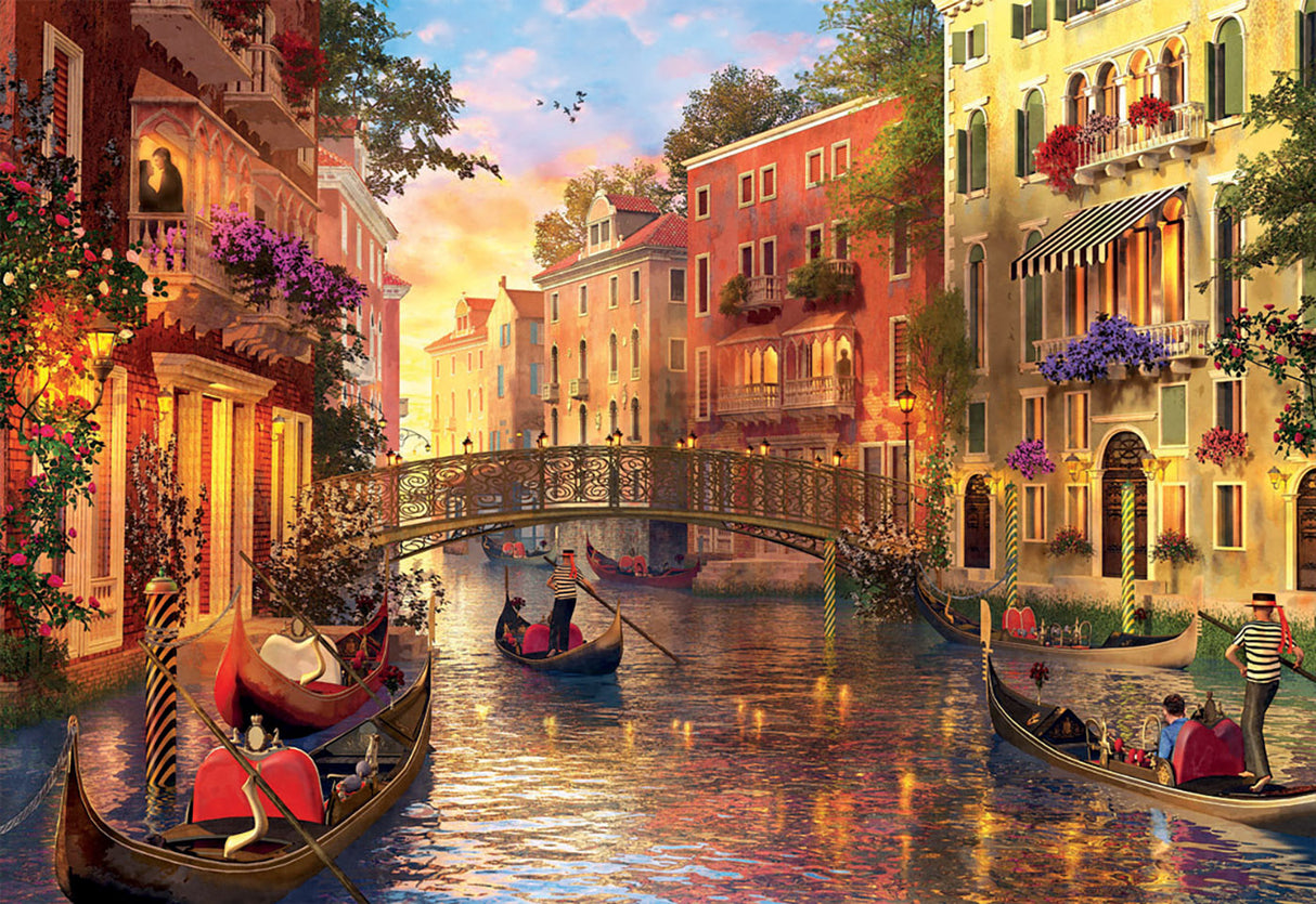 SUNSET IN VENICE 1500pc EDUCA Super Deluxe Jigsaw Puzzle 17124