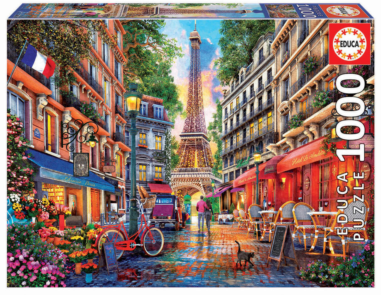 PARIS Dominic Davison 1000pc EDUCA Super Deluxe Jigsaw Puzzle 19019