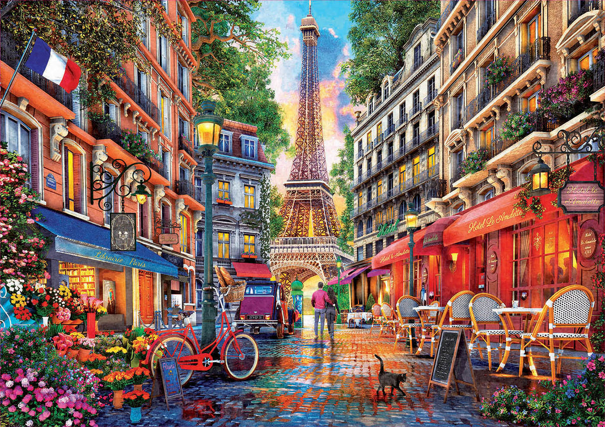 PARIS Dominic Davison 1000pc EDUCA Super Deluxe Jigsaw Puzzle 19019