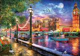 LONDON AT SUNSET Dominic Davison 2000pc EDUCA Super Deluxe Jigsaw Puzzle 19046