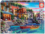 SUNSET IN COMO 3000pc EDUCA Super Deluxe Jigsaw Puzzle 19052