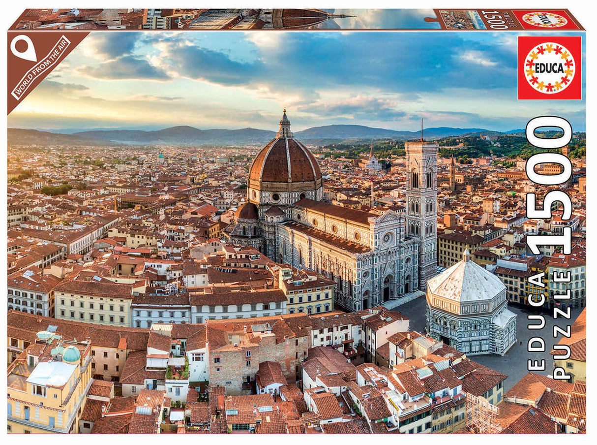 FLORENCE FROM THE AIR 1500pc EDUCA Super Deluxe Jigsaw Puzzle 19272