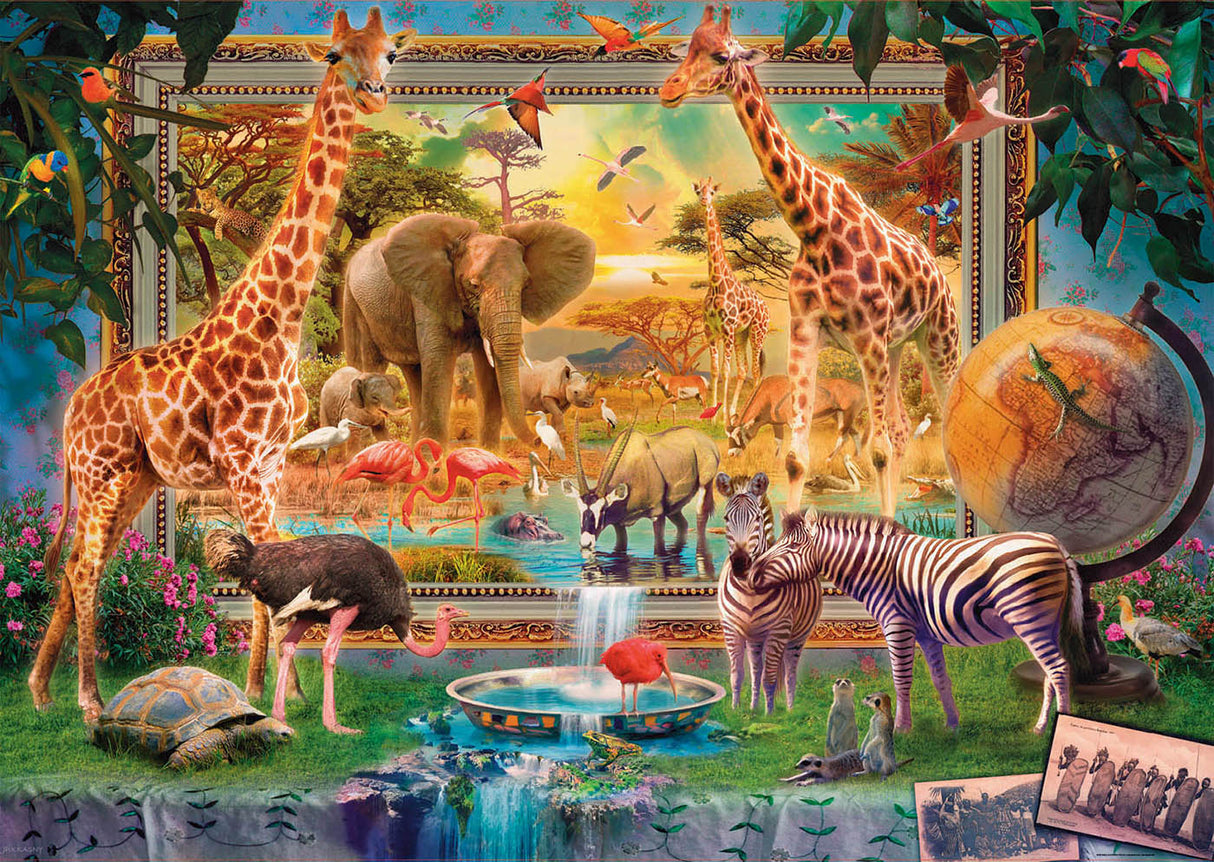 SAVANA COMING TO LIFE 4000pc EDUCA Super Deluxe Jigsaw Puzzle 19285