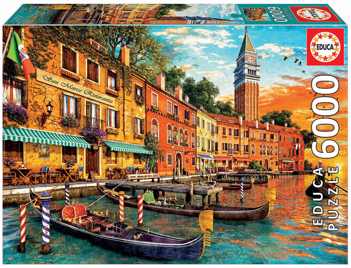 SAN MARCO SUNSET 6000pc EDUCA Super Deluxe Jigsaw Puzzle 19286