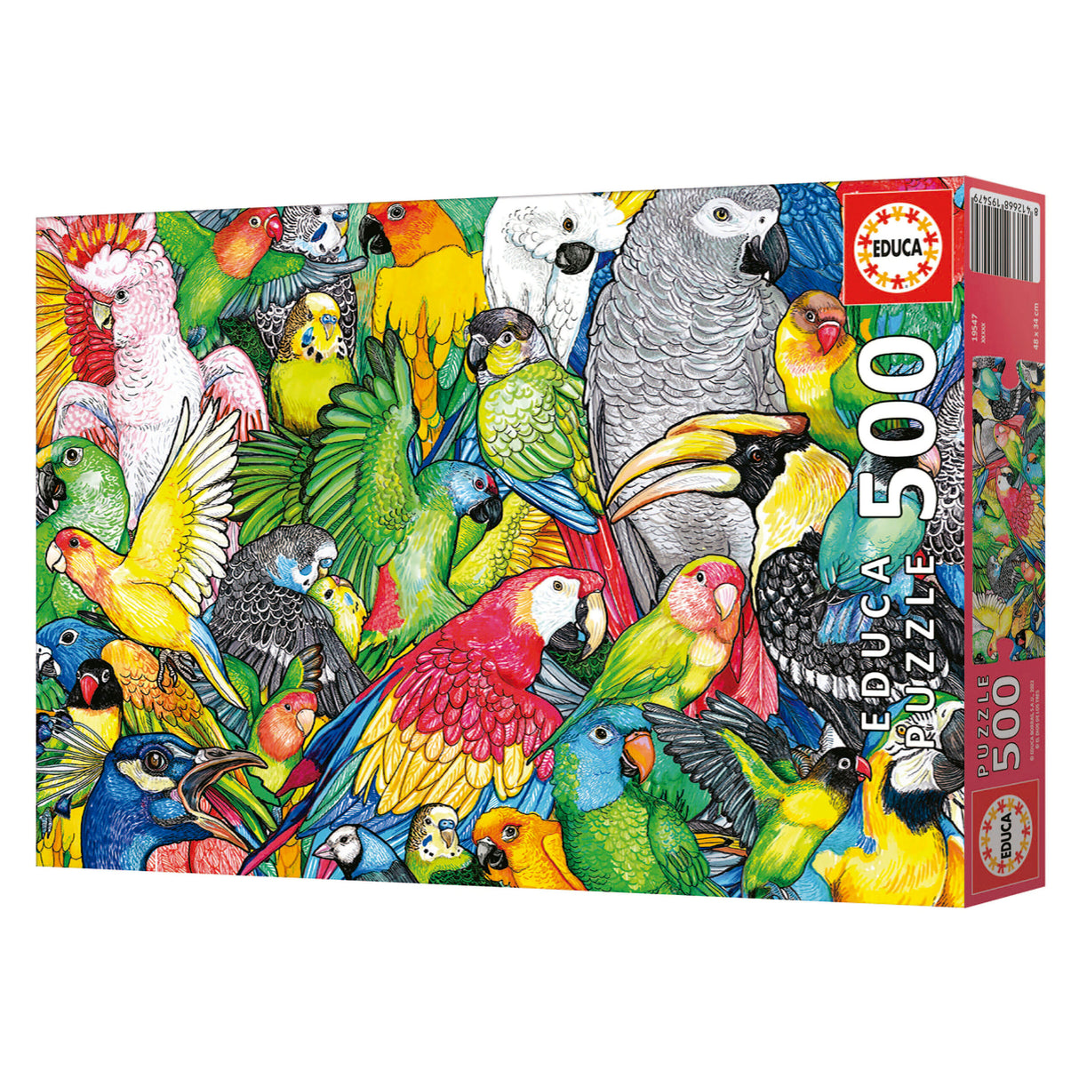 PARROTS 500pc EDUCA Super Deluxe Jigsaw Puzzle 19547