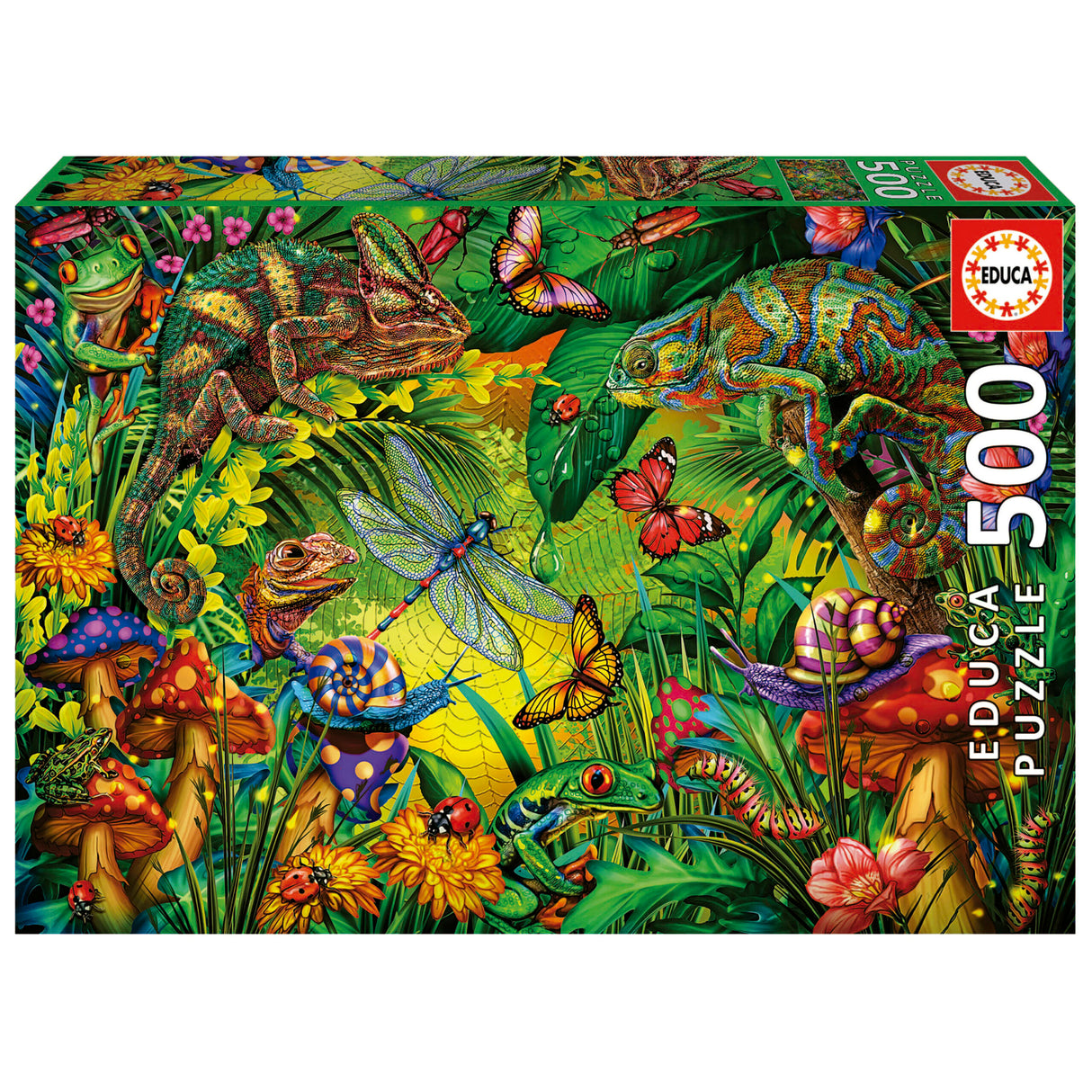 COLOURFUL FOREST 500pc Nature EDUCA Super Deluxe Jigsaw Puzzle 19551