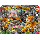 RADIANT JUNGLE 1500pc EDUCA Super Deluxe Jigsaw Puzzle 19563