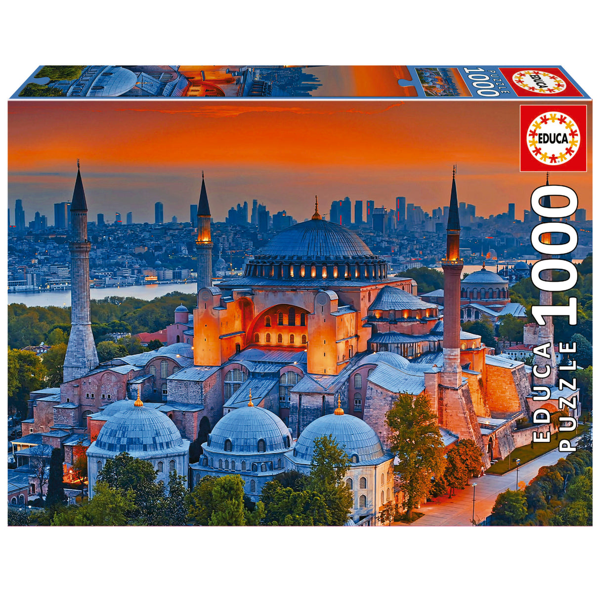 Blue Mosque, Istanbul 1000pc EDUCA Super Deluxe Jigsaw Puzzle 19612