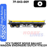 YCV Turbot Bogie Ballast Wagon Engineers Dutch 978339 | Dapol | 7F-043-009