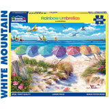 Rainbow Umbrellas - 1000pc Puzzle | White Mountain | 1954pz