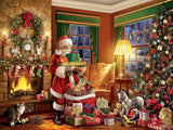 Delivering Gifts - 500pc Puzzle | White Mountain |  1409pz