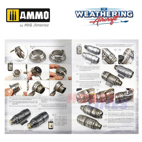 Ammo AIRCRAFT Weathering Magazine 23 WORN WARRIORS Mig Jimenez MIG5223