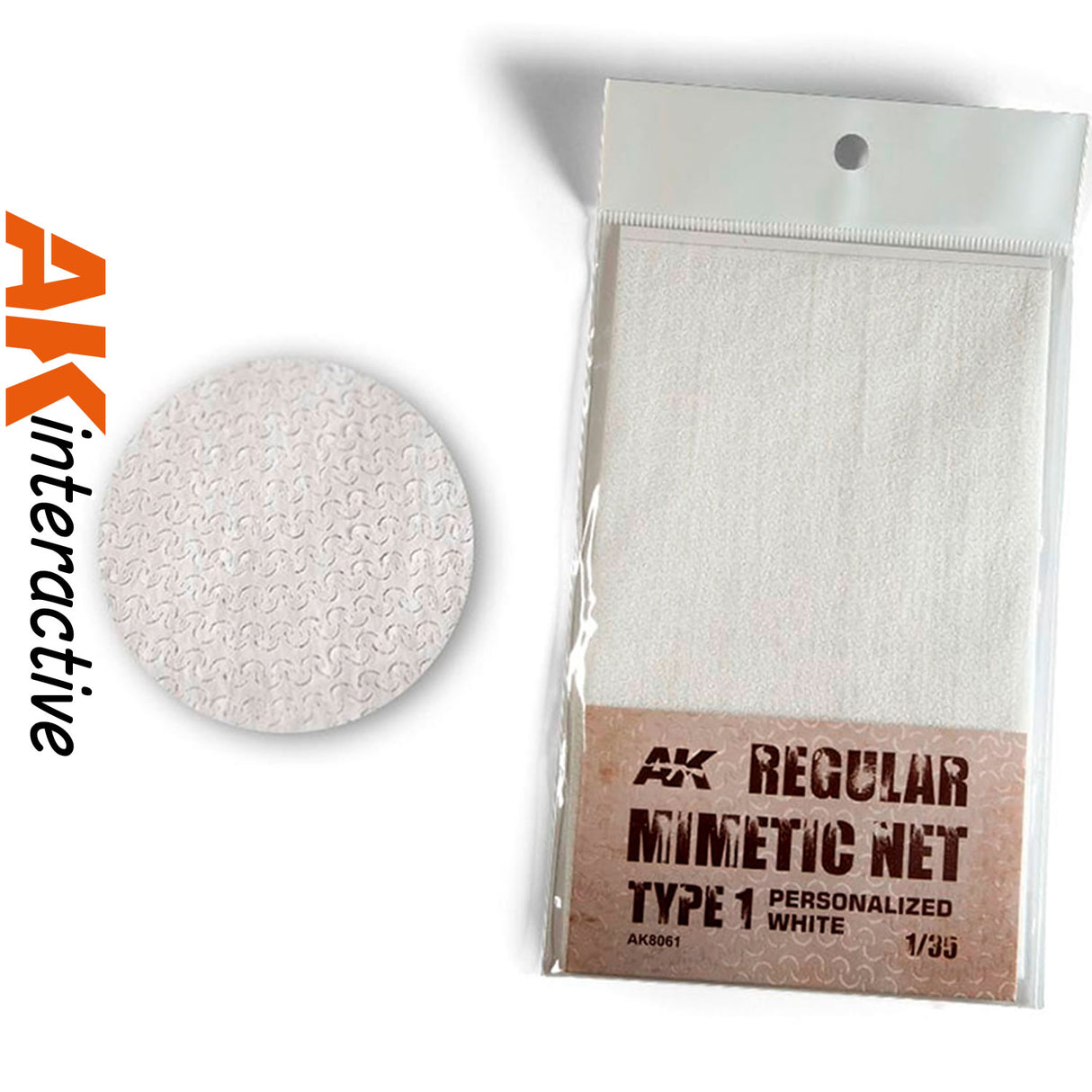 Regular Mimetic Net - Type 1 Personalized White | AK interactive | AK8061