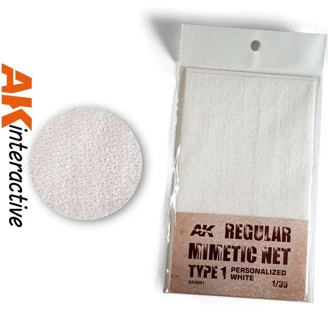 Regular Mimetic Net - Type 1 Personalized White | AK interactive | AK8061