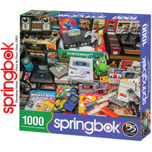 Load image into Gallery viewer, GAMER&#39;S TROVE 1000 piece SPRINGBOK Jigsaw Puzzle Random Cut Super Deluxe
