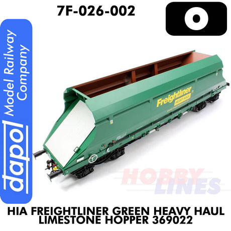 HIA Freightliner Green Heavy Haul Limestone Hopper 369022 | Dapol | 7F-026-002