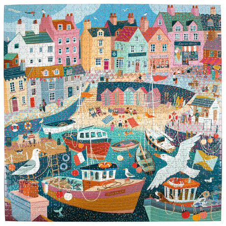 Seaside Harbour 1000 pc | eeBoo | PZTSEA