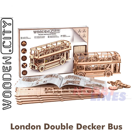 London Double Decker - 3D Puzzle | Wooden City | WR303