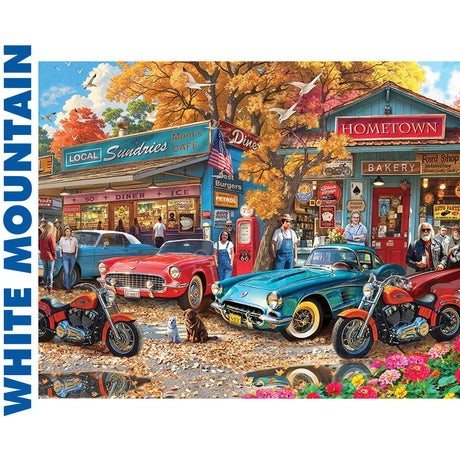 Country Café - 1000pc Puzzle | White Mountain | 2174pz