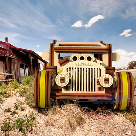 Hot Rod Car - 3D Puzzle | Wooden City | WR339