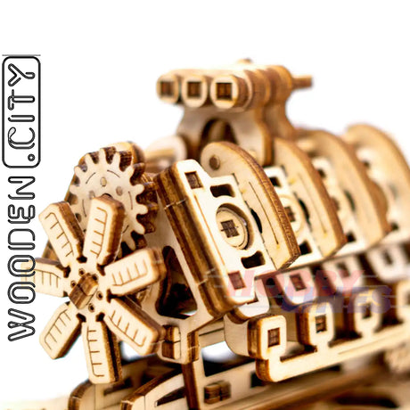 V8 Engine - 3D Puzzle | Wooden City | WR316
