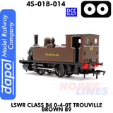 LSWR Class B4 0-4-0T Trouville Brown 89 - DCC Ready | Dapol | 4S-0018-014