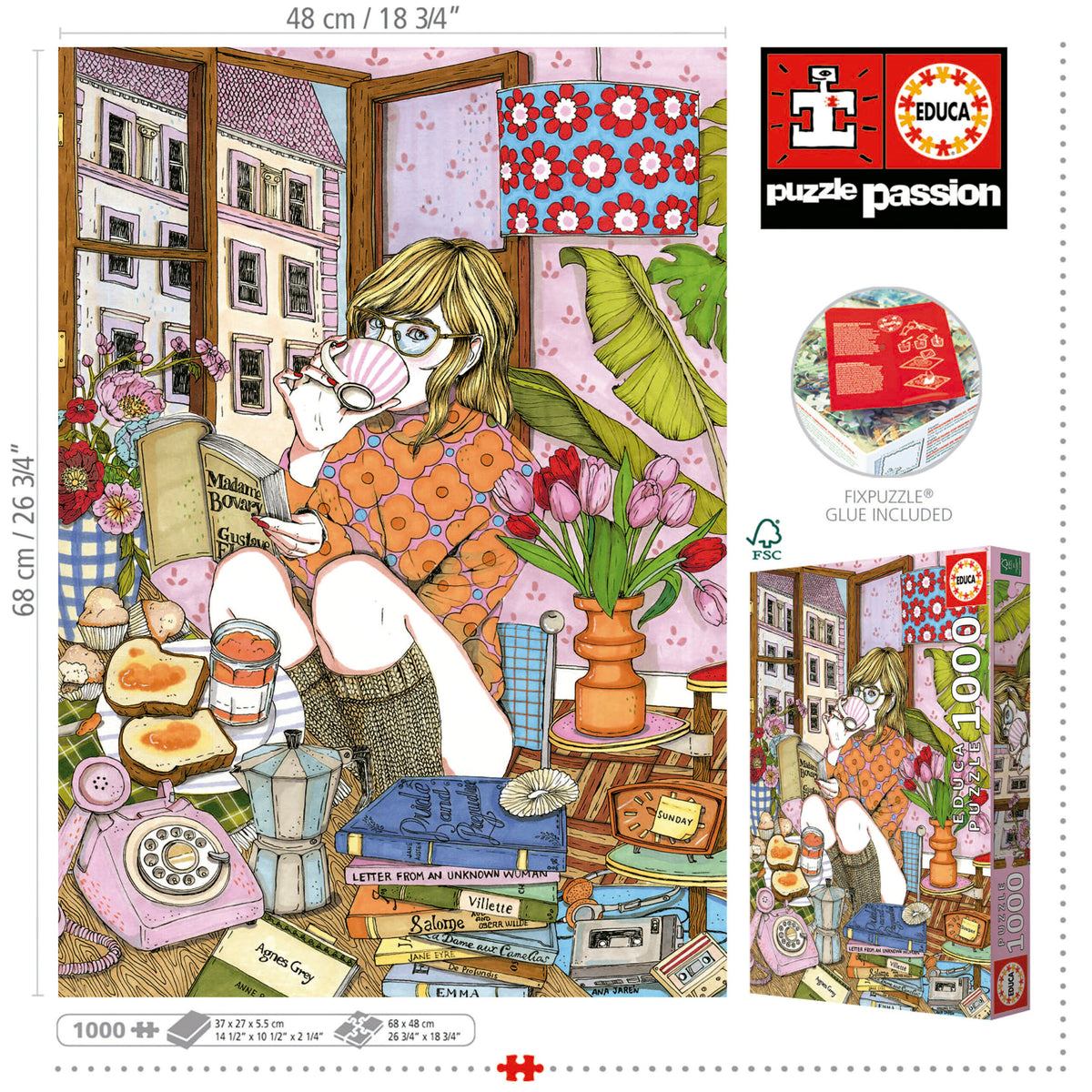 Time For Myself Ana Jarén 1000 Piece Jigsaw Puzzle | Educa | 19557