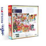 *DAMAGED BOX* - Holiday Village - 1000pc Puzzle | eeBoo | PZTHYV