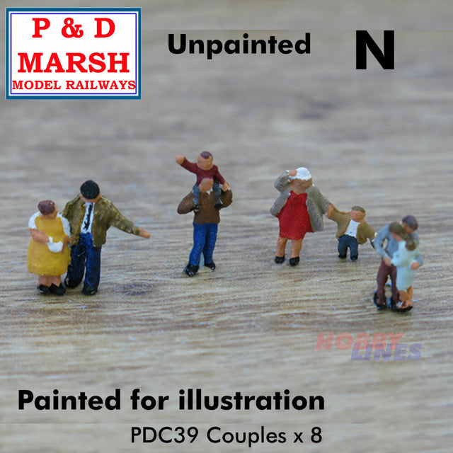 Couples x 8 - Unpainted | P&D Marsh | C39