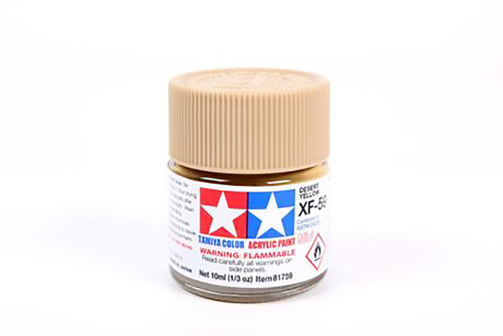 Tamiya Acrylic Mini Paint Xf-59 Desert Yellow