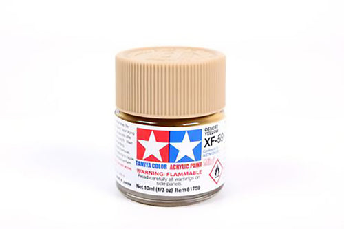 Tamiya Acrylic Mini Paint Xf-59 Desert Yellow