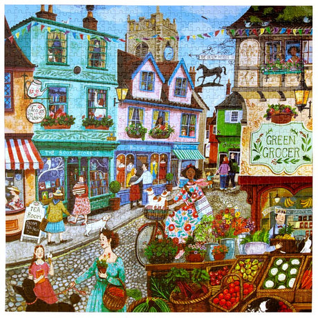 Village by the Sea 1000pc Puzzle | eeBoo | PZT690
