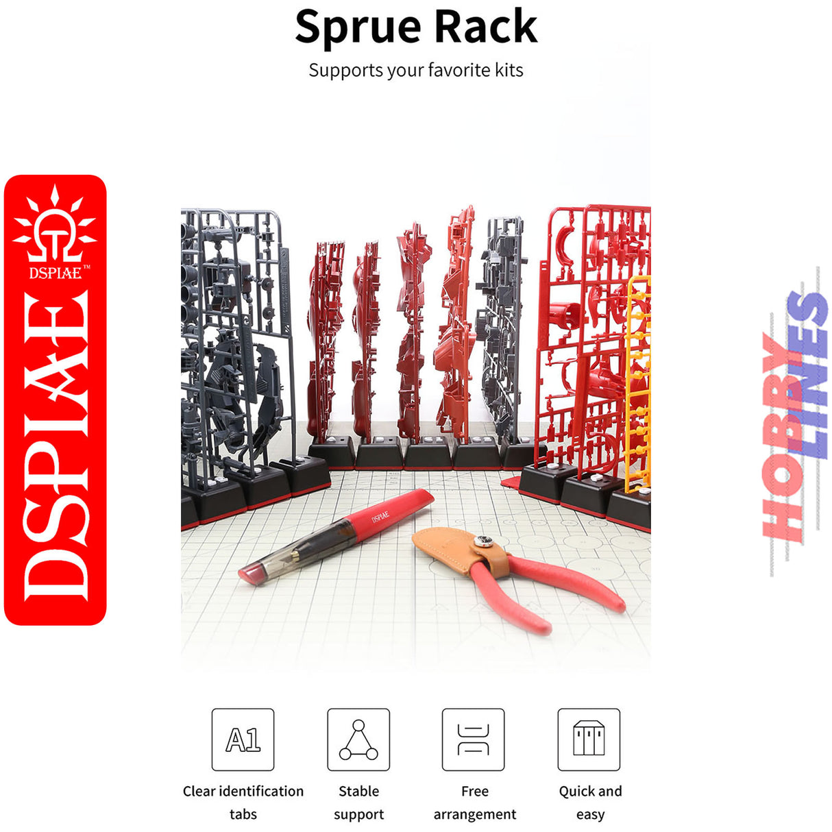 PT-SR Sprue Rack System | DSPIAE | DS019
