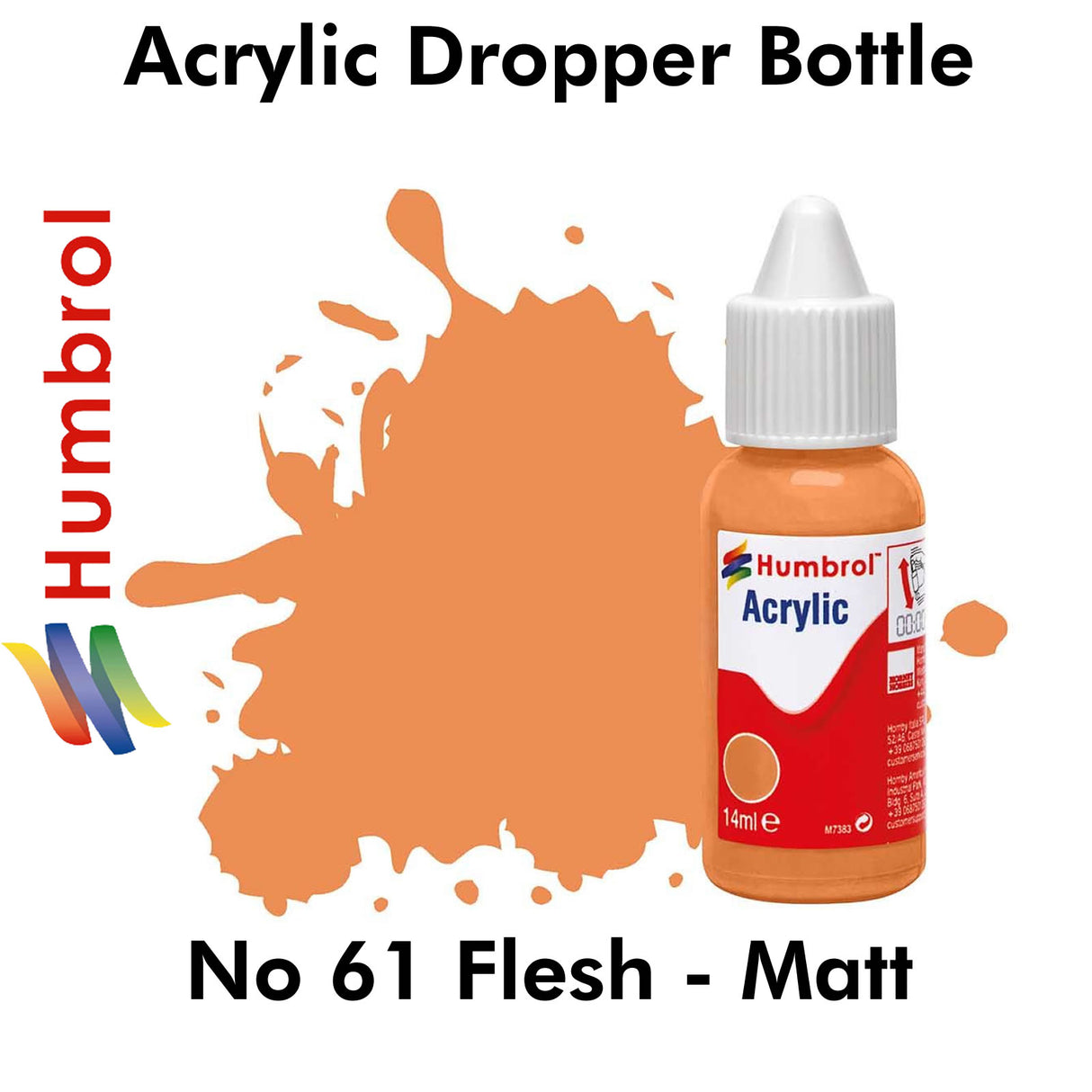 Acrylic Dropper - No 61 Flesh - Matt | Humbrol | DB0061