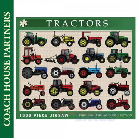 Tractors -  Through the Ages - Jigsaw Puzzle 1000pc | Coach House Partners | CHP0150