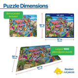 Surf Shack - 1000pc Puzzle | White Mountain | 1842pz