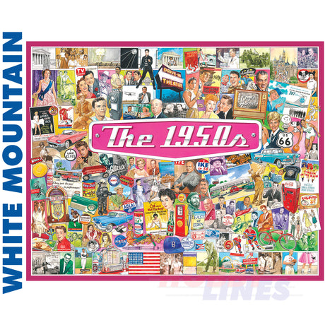 The 1950's 1000 Piece Jigsaw Puzzle 1536