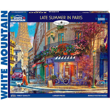 Late Summer in Paris - 1000pc Puzzle | White Mountain | 2194pz