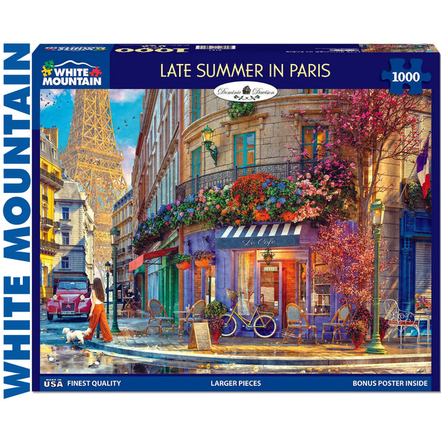 Late Summer in Paris - 1000pc Puzzle | White Mountain | 2194pz