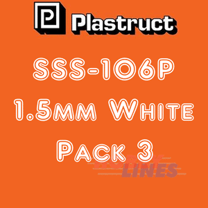 CLEAR & WHITE STYRENE SHEET range styrene ABS plastic polystyrene SSS PLASTRUCT