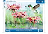 Ruby-throated Hummingbird 1000pc Puzzle | New York Puzzle Company | NPZCB2536